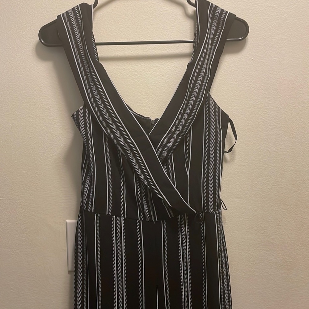 Black and white A Byer  wide leg one piece size 7